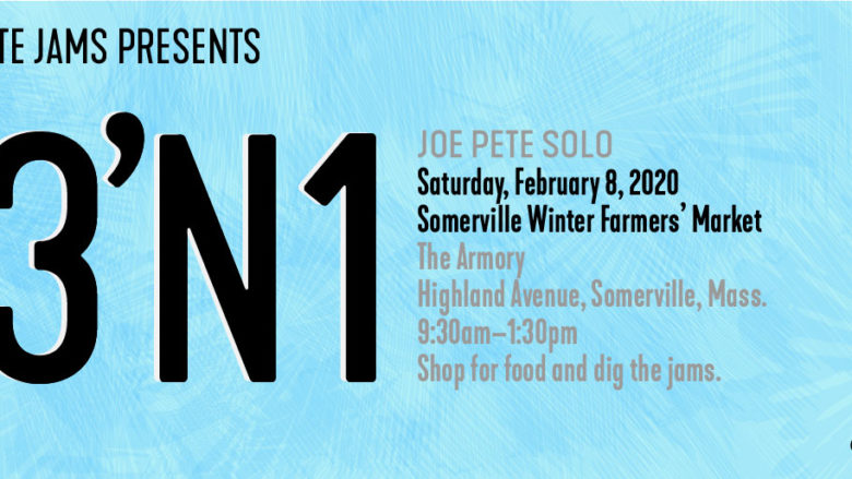 announce Joe Pete solo gig Saturday, February 8, 2020