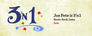 Joe Pete is 3’n1 Joe Pete is 3’n1