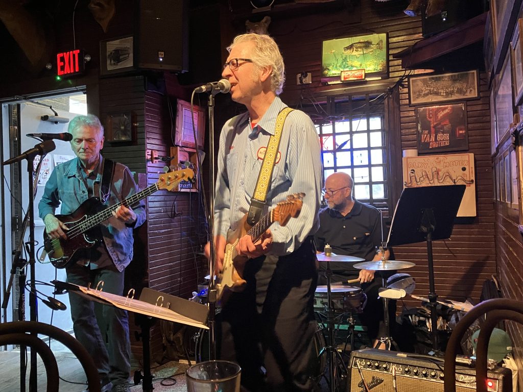 JOE PETE + 6is9 jamming at Vincent's in Worcester, Massachusetts.