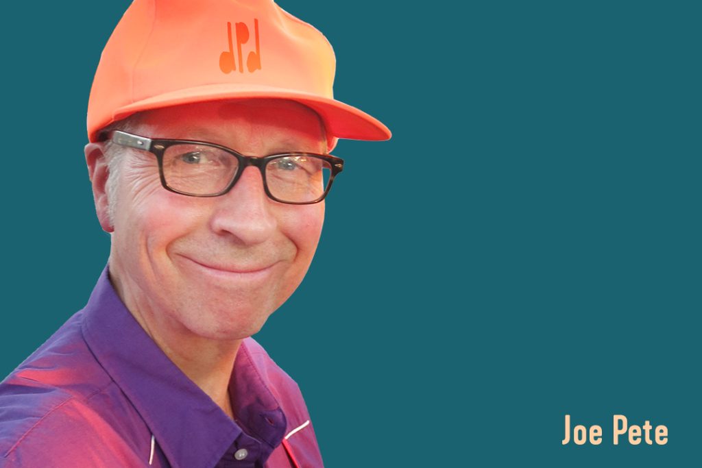 A portrait of Joe Pete in landscape orientation